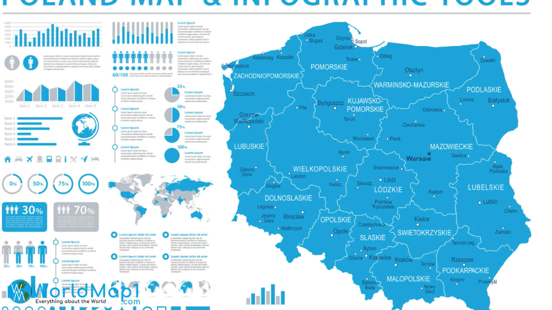 Poland Infographic Map